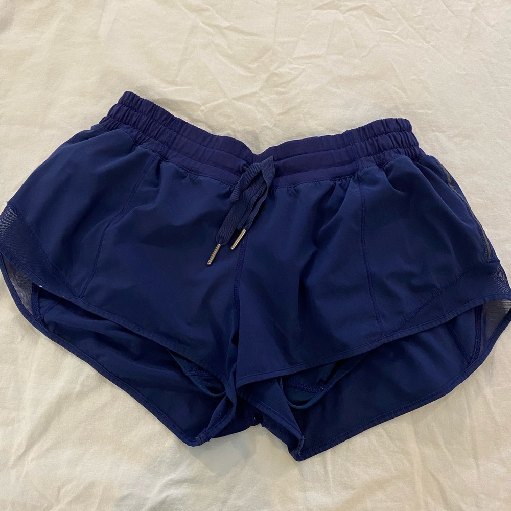 Navy Lululemon shorts